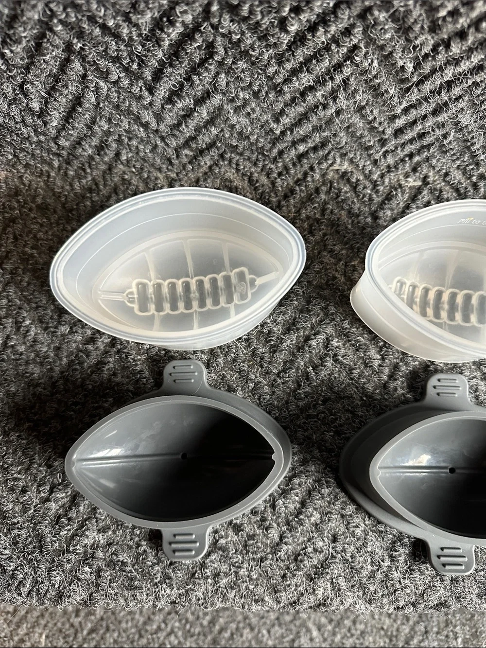 Football Shaped Ice Cube Molds